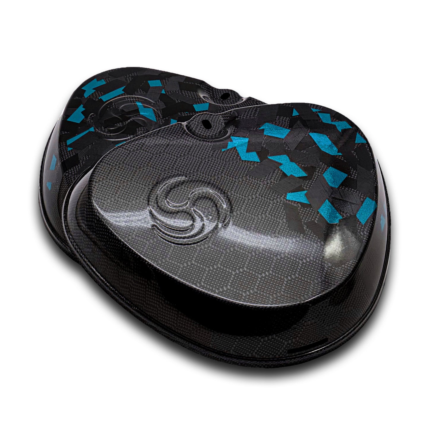 Carbon Seitendeckel Export für Simson S50 & S51 Honeycomb mit großen Forged-Stücken und Flakes - Konfigurator